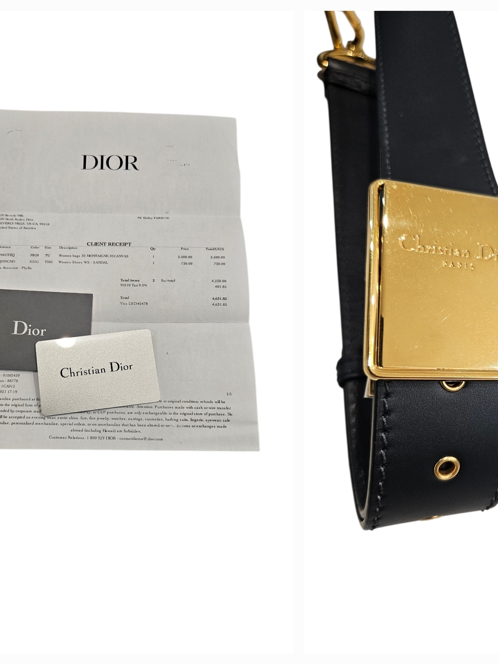 Christian Dior Oblique Jacquard 30 Montaigne Box Bag Navy "Excellent Condition " - Picture 10 of 12